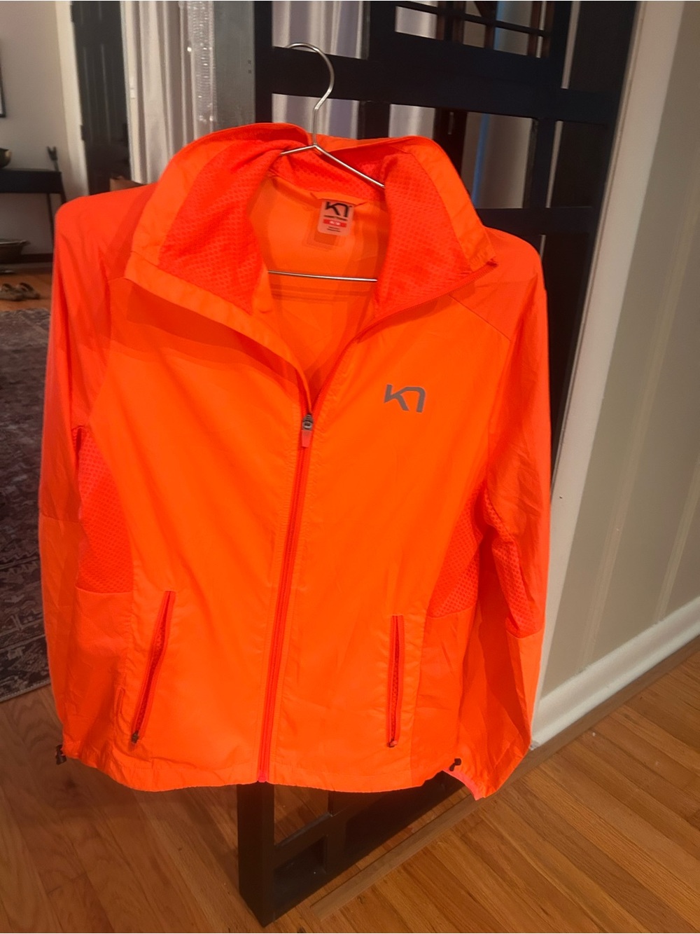 Kari Traa Neon Orange Lightweight Utility Jacket